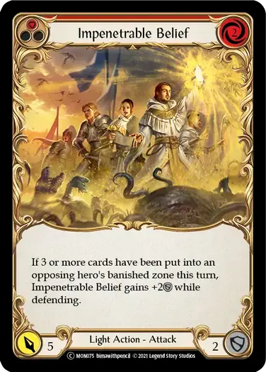 【U-MON075/EN/RF】Impenetrable Belief[Red]