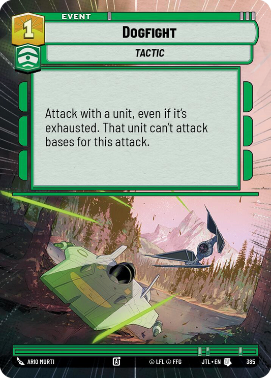【JTL857/EN】Dogfight (HYPERSPACE/FOIL)