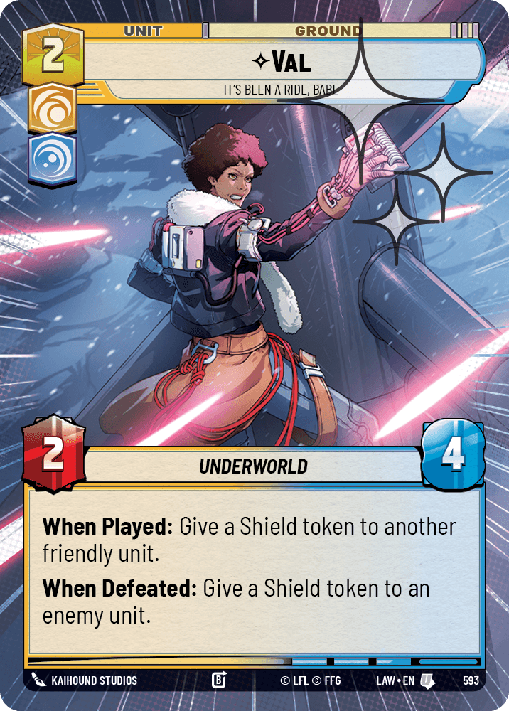 【LAW593/EN】Val - It's Been a Ride, Babe (Hyperspace/Foil)