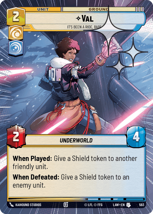 【LAW593/EN】Val - It's Been a Ride, Babe (Hyperspace/Foil)