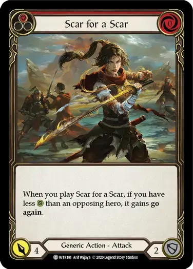 【U-WTR191/EN/RF】Scar for a Scar[Red]