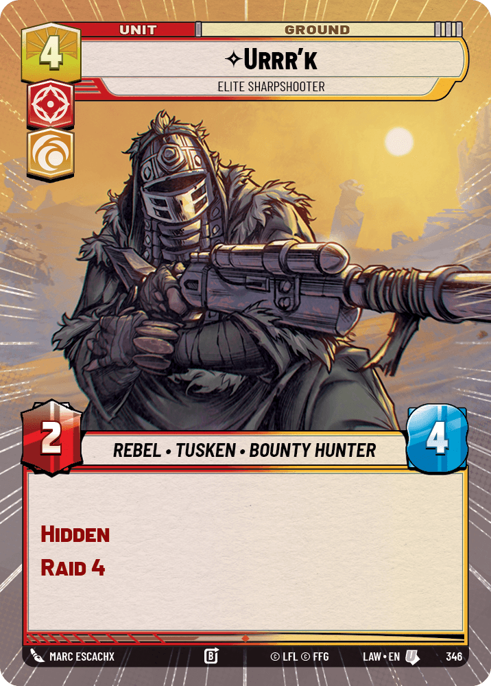 【LAW346/EN】Urrr'k - Elite Sharpshooter (Hyperspace)