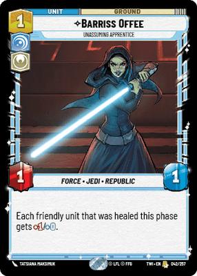 【傷あり特価】【TWI042/EN】Barriss Offee - Unassuming Apprentice