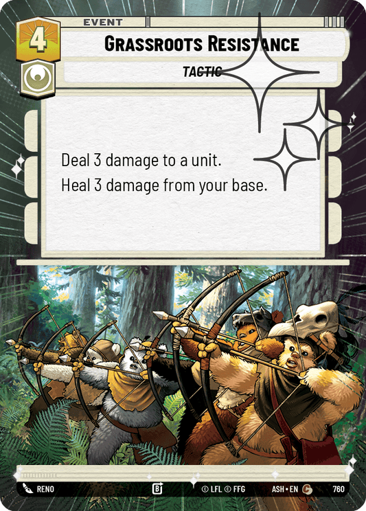 【ASH760/EN】Grassroots Resistance (Hyperspace/Foil)
