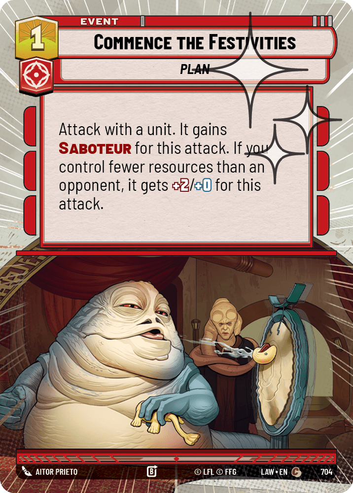 【LAW704/EN】Commence the Festivities (Hyperspace/Foil)