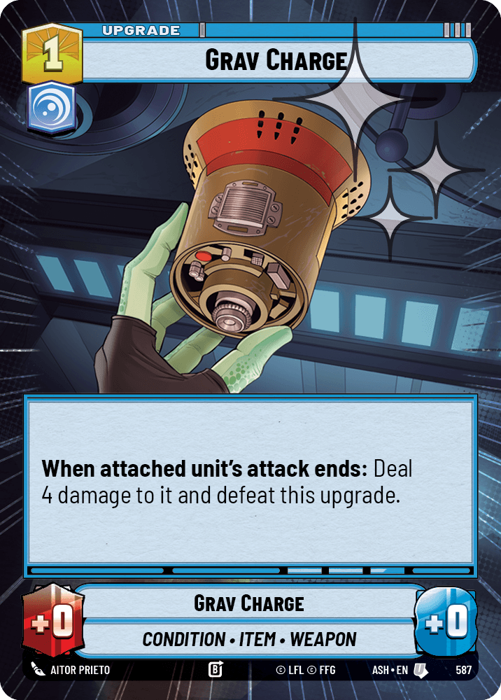 【ASH587/EN】Grav Charge (Hyperspace/Foil)