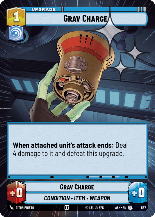 【ASH587/EN】Grav Charge (Hyperspace/Foil)