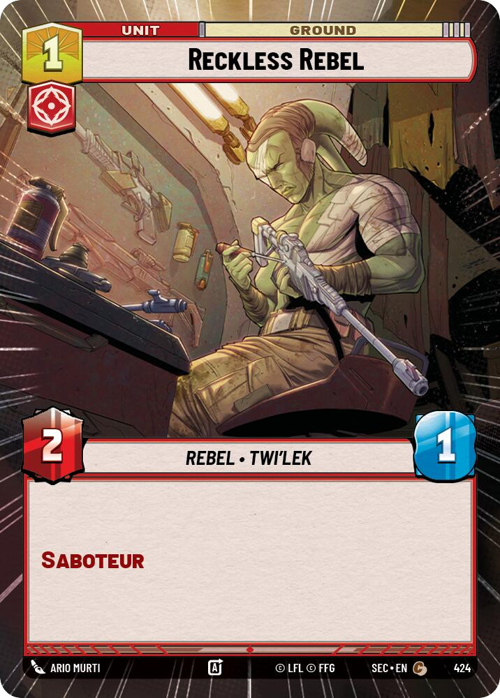 【SEC0424/EN】Reckless Rebel (Hyperspace)