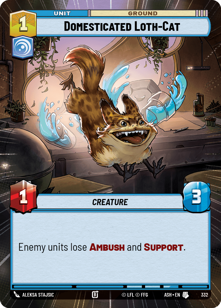 【ASH332/EN】Domesticated Loth-Cat (Hyperspace)