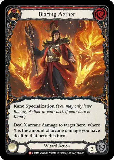 【U-ARC118/EN】Blazing Aether