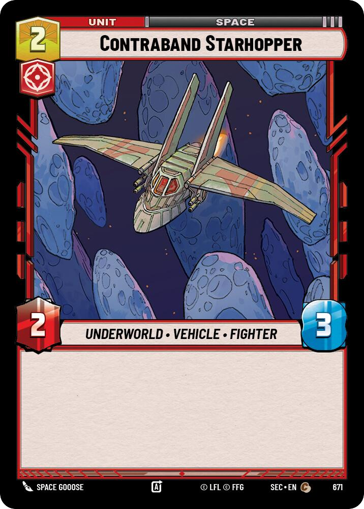 【SEC0671/EN】Contraband Starhopper (Foil)