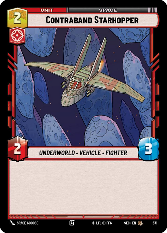 【SEC0671/EN】Contraband Starhopper (Foil)