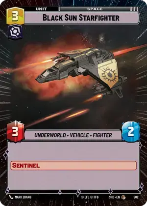 【SHD502/EN】Black Sun Starfighter (HYPERSPACE)