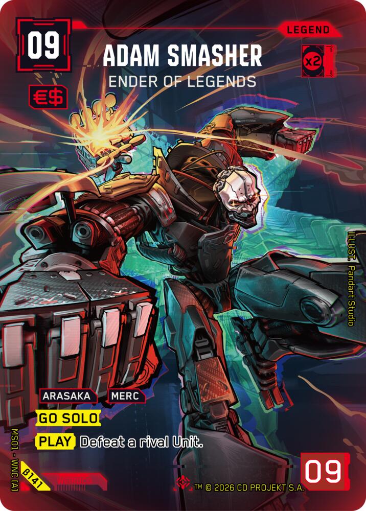 【WNCBβ141/EN】Adam Smasher: Ender of Legends（ICONIC）