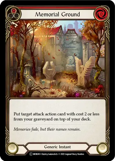 【U-MON303/EN/RF】Memorial Ground[Red]
