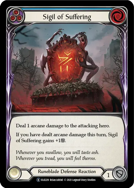 【U-ELE229/EN】Sigil of Suffering[Blue]