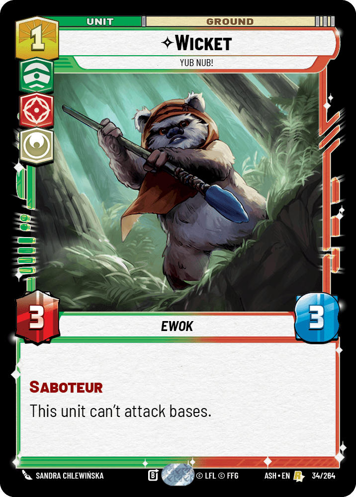 【ASH034/EN】Wicket - Yub Nub!