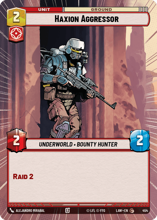 【LAW454/EN】Haxion Aggressor (Hyperspace)