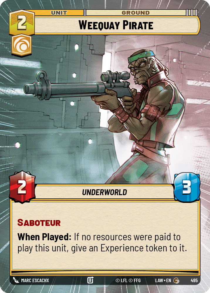 【LAW495/EN】Weequay Pirate (Hyperspace)