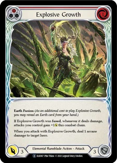 【U-ELE067/EN】Explosive Growth[Red]