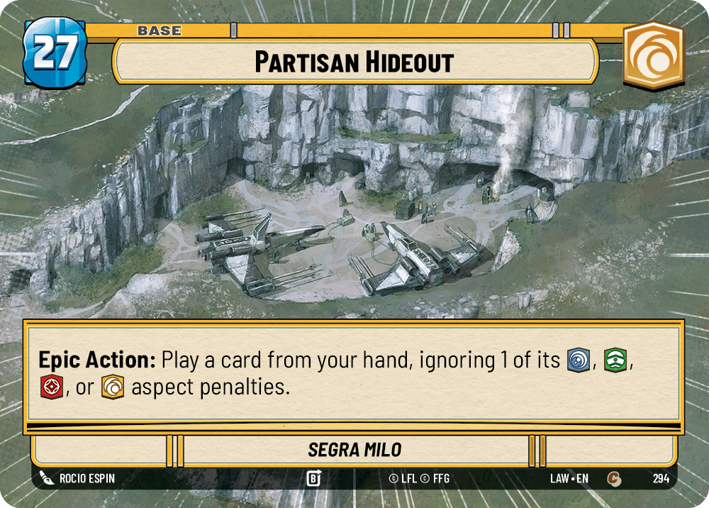 【LAW294/EN】Partisan Hideout (Hyperspace)