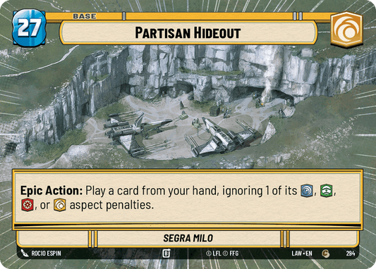 【LAW294/EN】Partisan Hideout (Hyperspace)