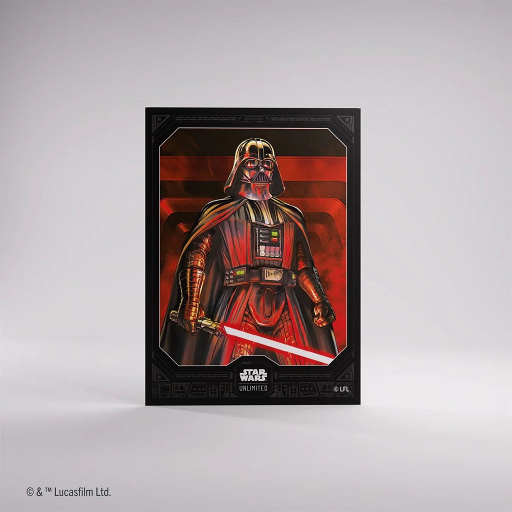 【GAMEGENIC】SWU ART SLEEVES - Darth Vader Unstoppable※配送方法はゆうパックをご選択ください
