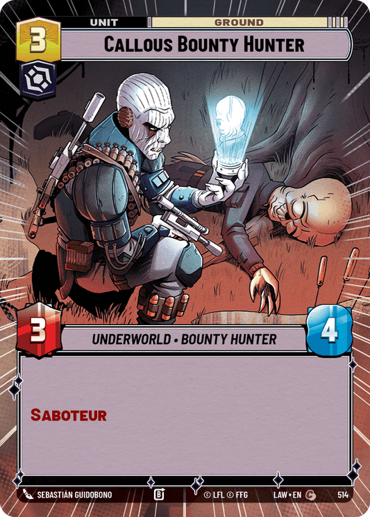 【LAW514/EN】Callous Bounty Hunter (Hyperspace)