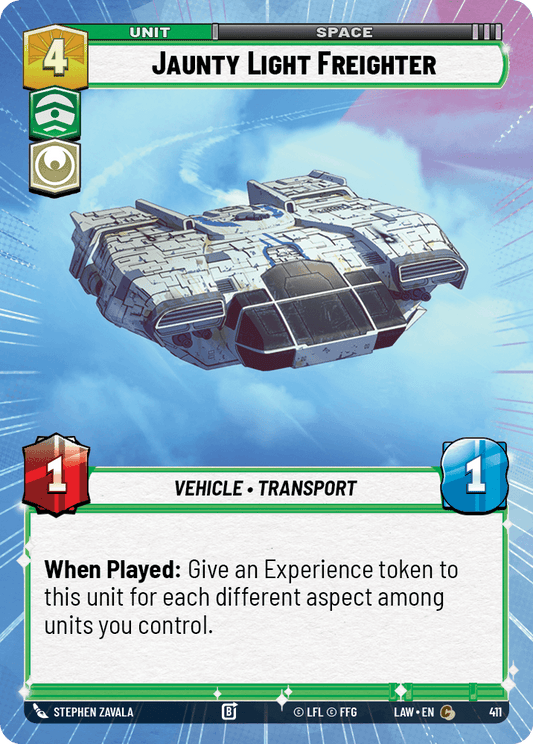 【LAW411/EN】Jaunty Light Freighter (Hyperspace)