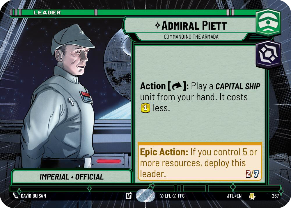 【JTL267/EN】Admiral Piett - Commanding the Armada(Hyperspace)