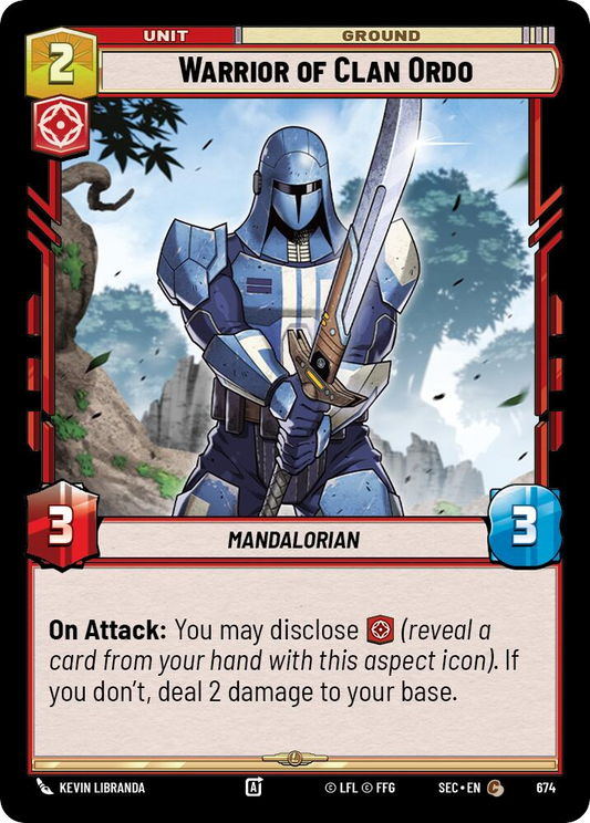 【SEC0674/EN】Warrior of Clan Ordo (Foil)