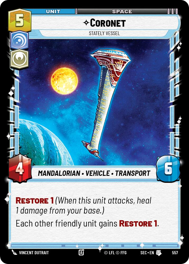 【SEC0557/EN】Coronet - Stately Vessel (Foil)