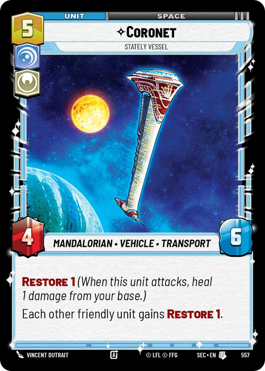 【SEC0557/EN】Coronet - Stately Vessel (Foil)