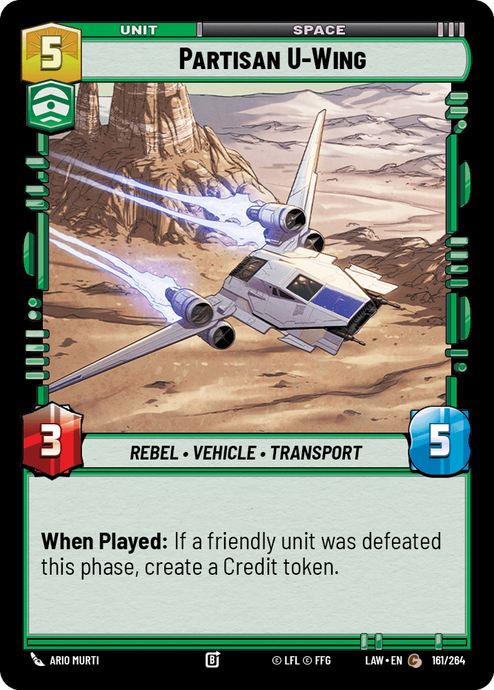 【LAW161/EN】Partisan U-Wing