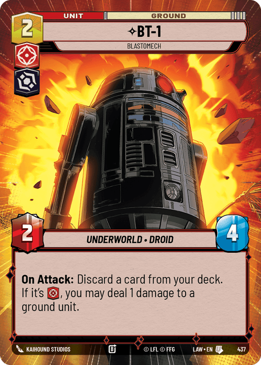 【LAW437/EN】BT-1 - Blastomech (Hyperspace)