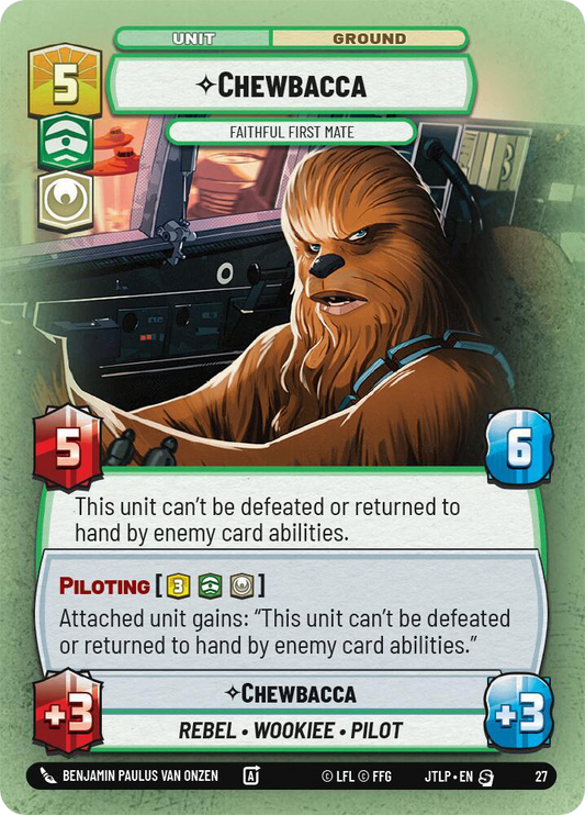 【JTLP27/EN】Chewbacca - Faithful First Mate(FOIL)
