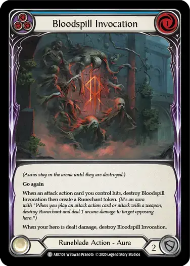 【U-ARC108/EN】Bloodspill Invocation[Blue]