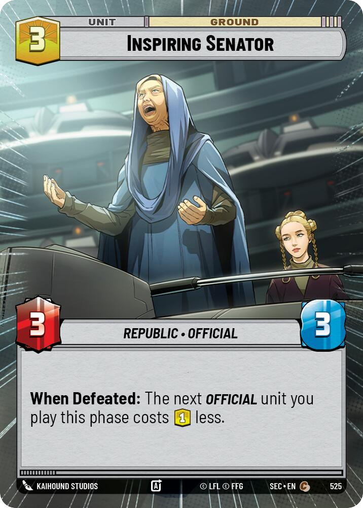 【SEC0525/EN】Inspiring Senator (Hyperspace)