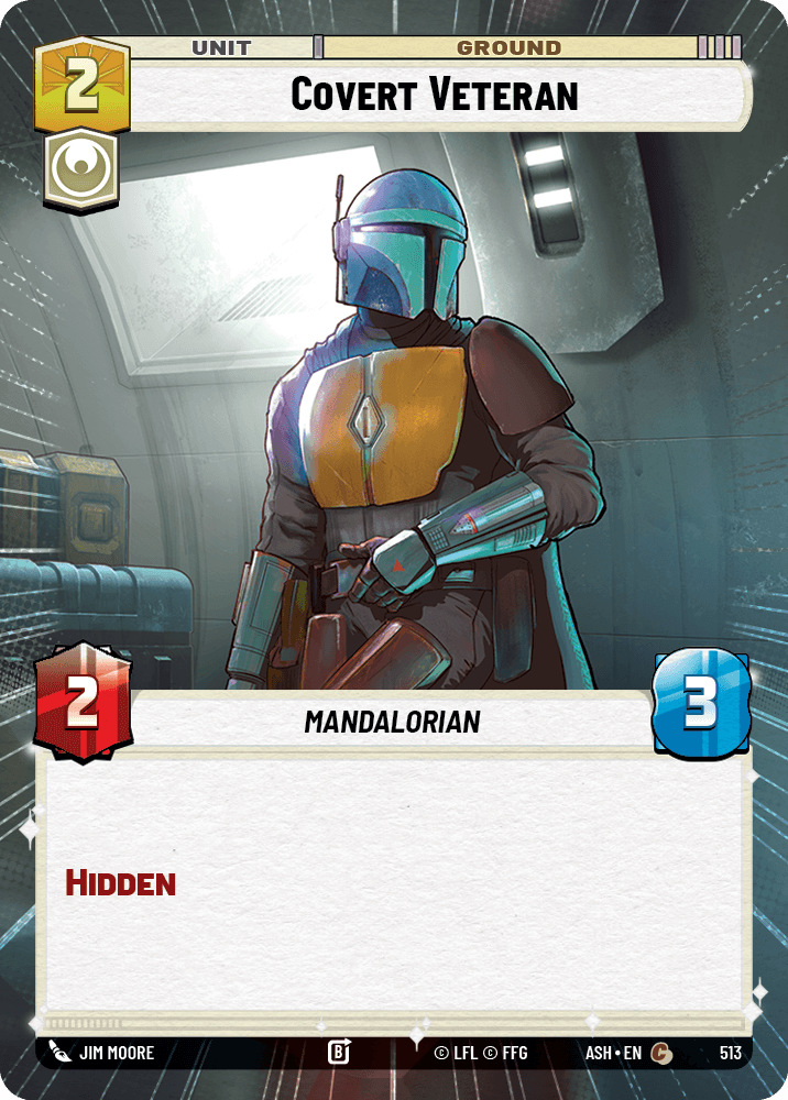 【ASH513/EN】Covert Veteran (Hyperspace)