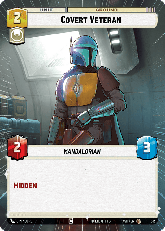 【ASH513/EN】Covert Veteran (Hyperspace)