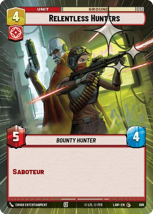 【LAW698/EN】Relentless Hunters (Hyperspace/Foil)