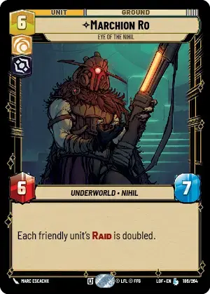 【LOF186/EN】Marchion Ro - Eye of the Nihil