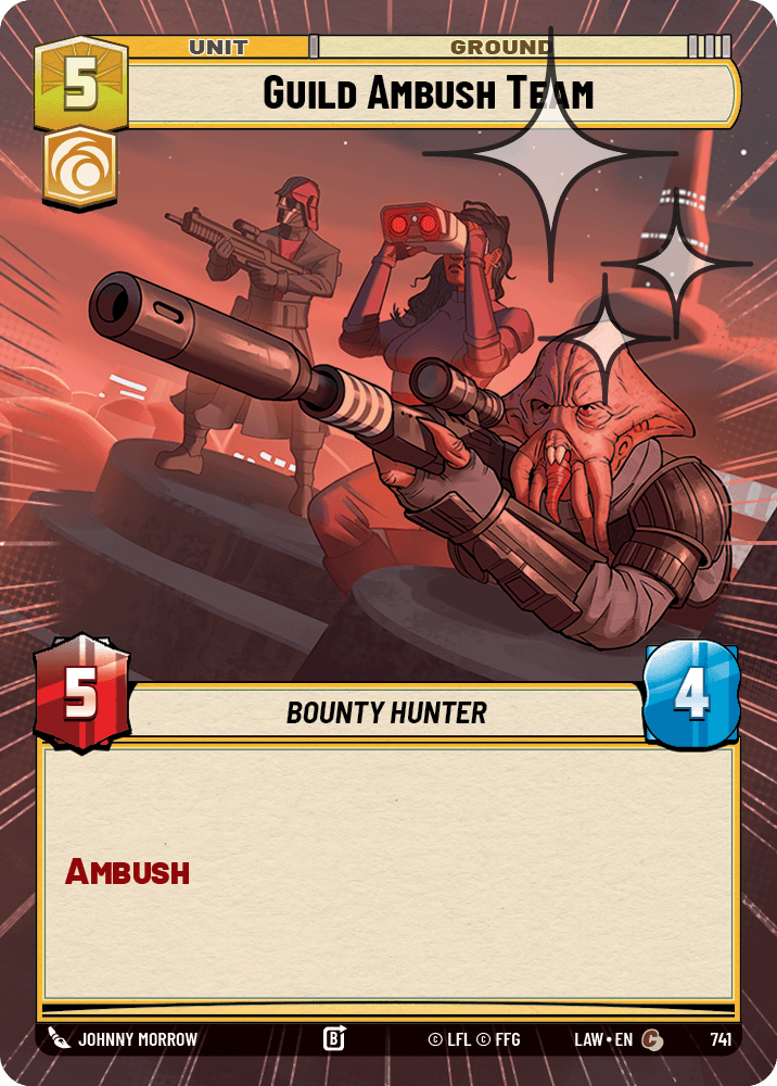 【LAW741/EN】Guild Ambush Team (Hyperspace/Foil)