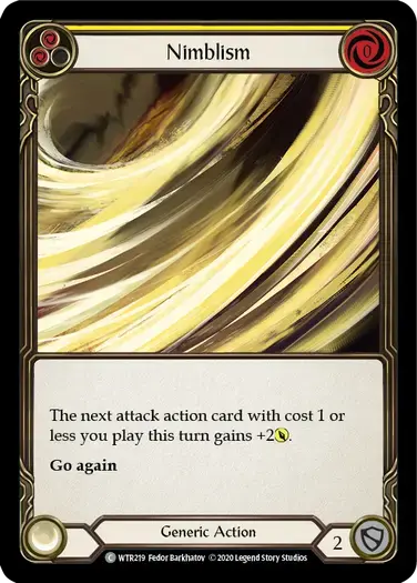 【U-WTR219/EN】Nimblism[Yellow]