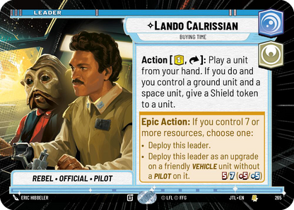 【JTL265/EN】Lando Calrissian - Buying Time(Hyperspace)