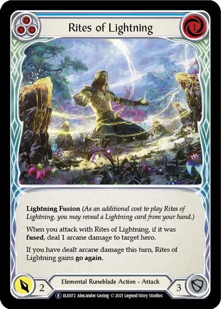 【U-ELE072/EN/RF】Rites of Lightning[Blue]