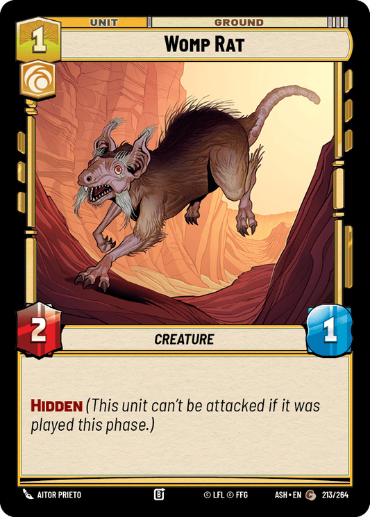 【ASH213/EN】Womp Rat