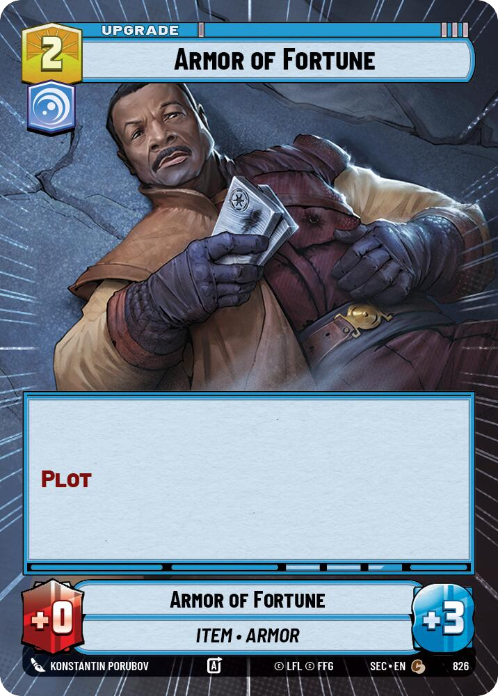 【SEC0826/EN】Armor of Fortune (Hyperspace/Foil)