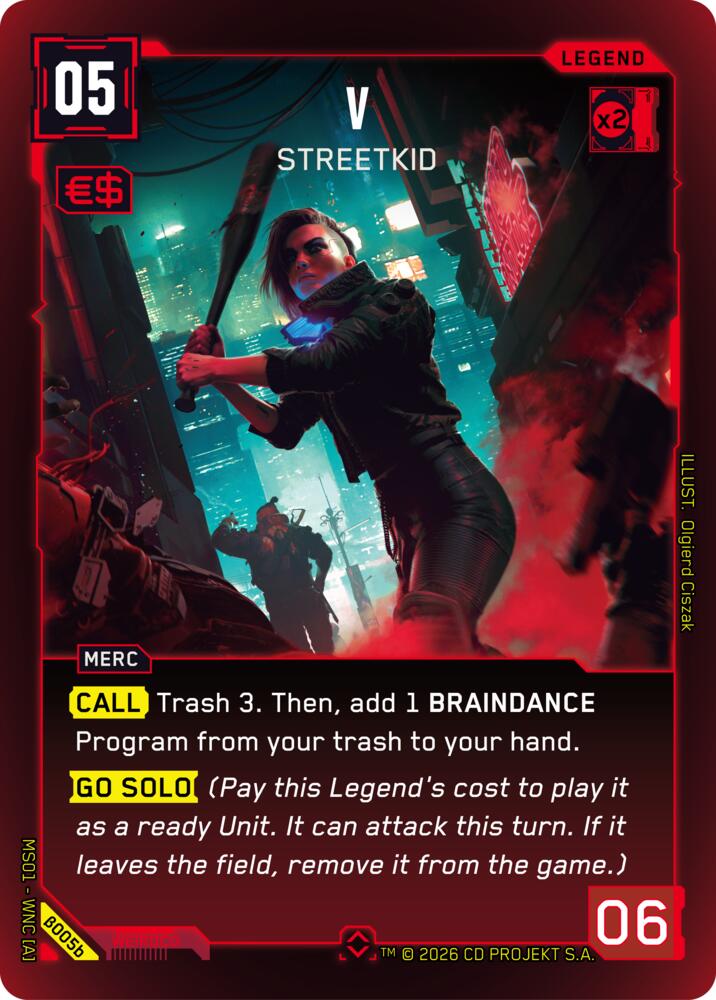 【WNCBβ005b/EN】V: Streetkid（FEMALE V）