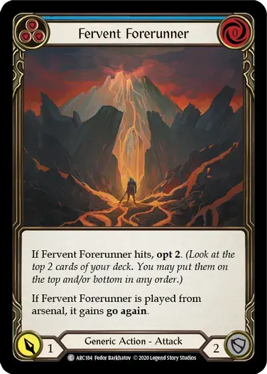 【U-ARC184/EN】Fervent Forerunner[Blue]